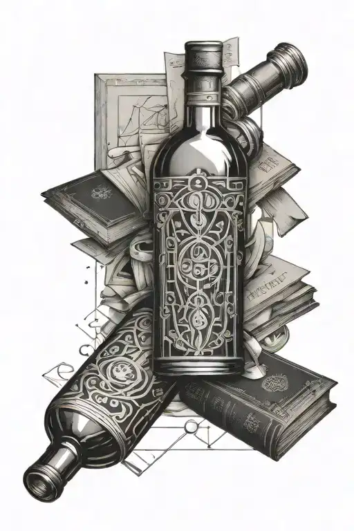 Bottle And Book