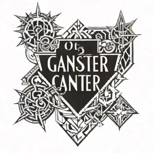 Gangster Font Spelling 10 Year Anniversary Set 2015