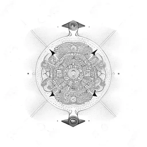 Psychedelic Skateboarder Surrounded By Swirling Money