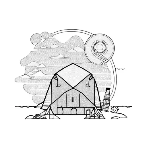 Beach With Urban Background