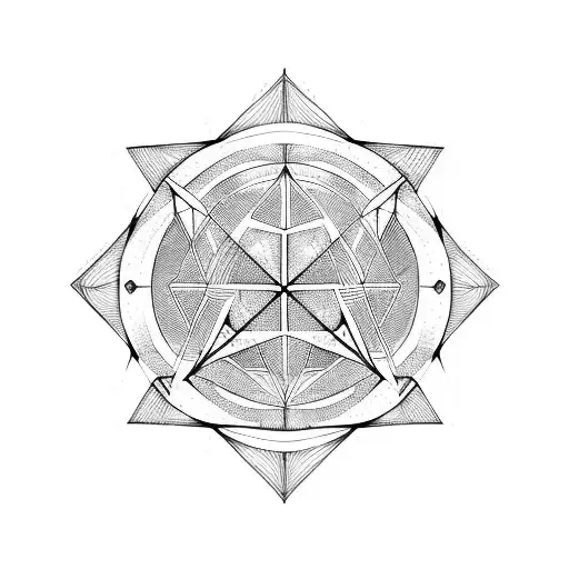 Car Suspension Inside A Triangle