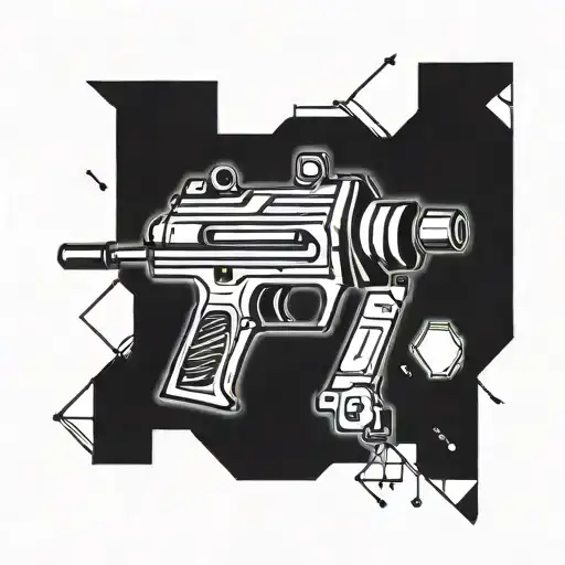 Cartoon Water Pistol