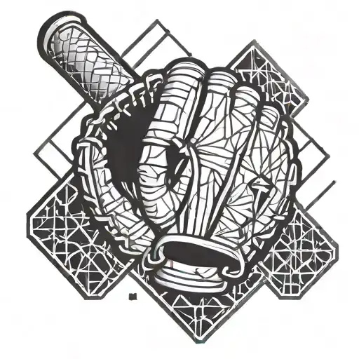 Cartoon Baseball Glove