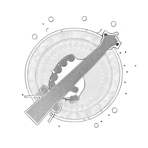 Guitar With Motorcycle