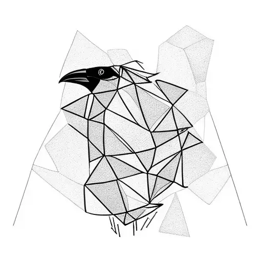 A Crow Who Is About To Commit Suicide