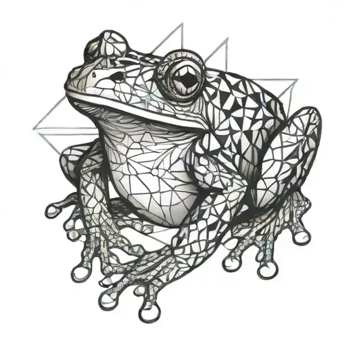 Kambo Frog Tattoo Design