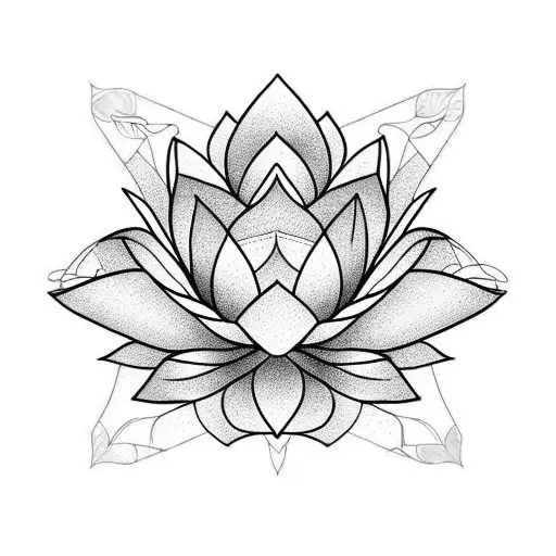 Impossible Triangle On A Lotus Flower