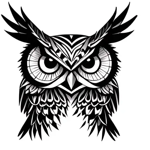 Owl Geometric Whole Body
