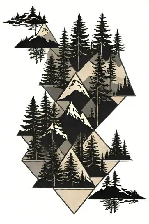 Mountain Fir Trees
