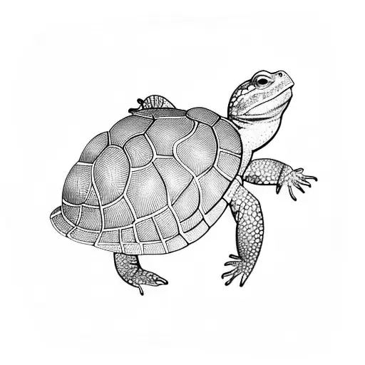 Palm Tree Turtle Lizard Tenerife