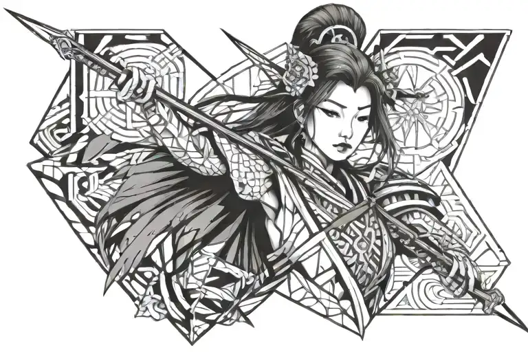 Japanese Girl Warrior