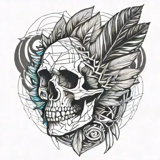 Skull Feather Vicking