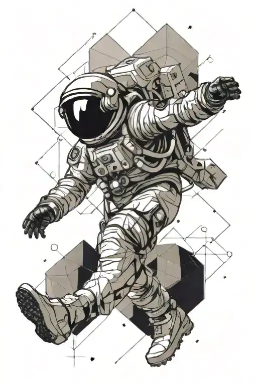 Astronaut Falling