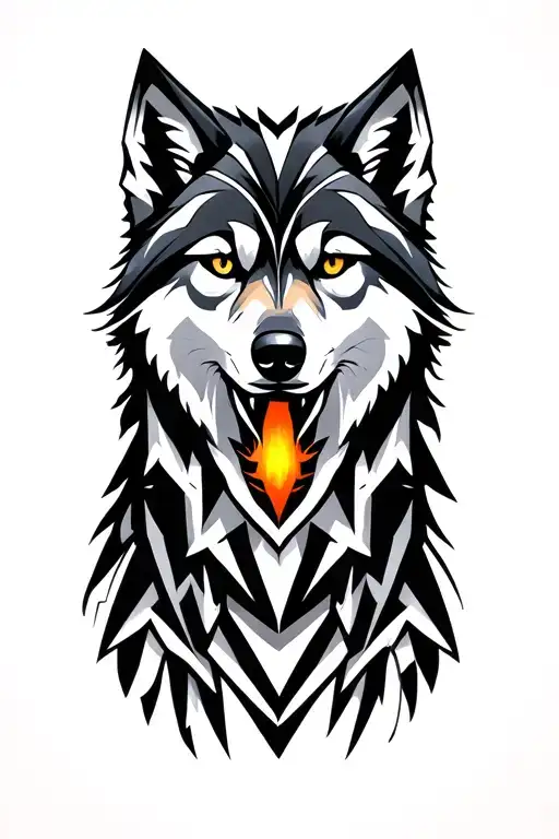 Wolf With A Hurt Eye