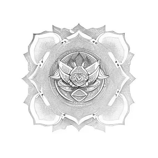 Lotus Seated Monch In Armor