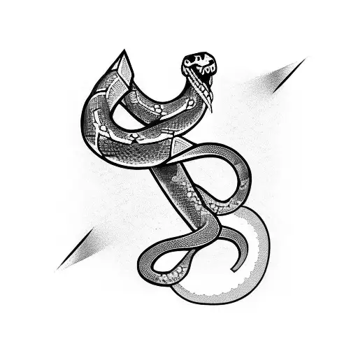 Dagger With Snake