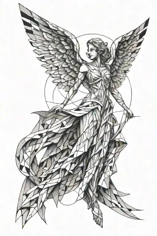 Sculpture Dynamic Angel