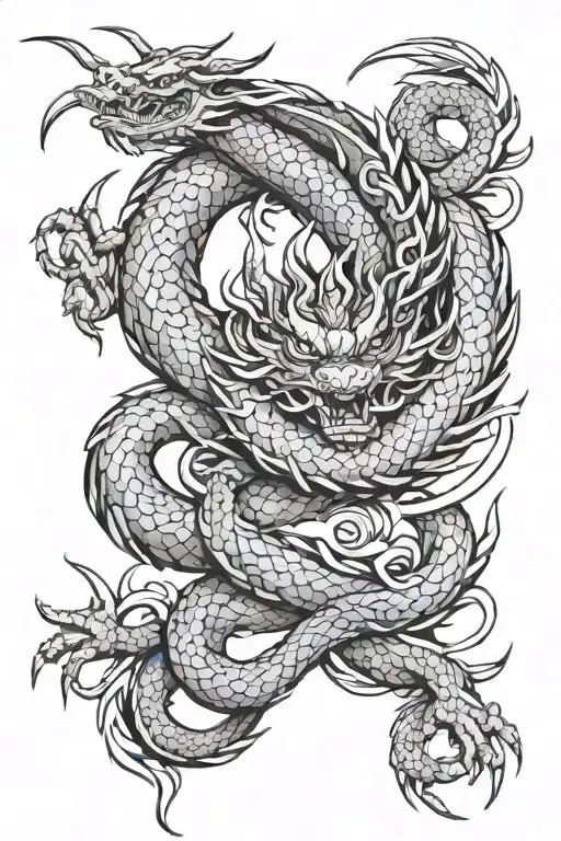 Chinese Ribbon Dragon