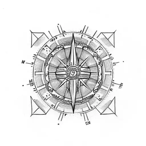 Vegvisir Compass And Aztec Heritage