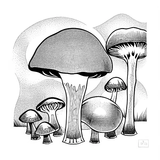 Giant Mushrooms Forest