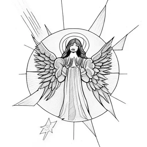 Angel Bringin Peace To World