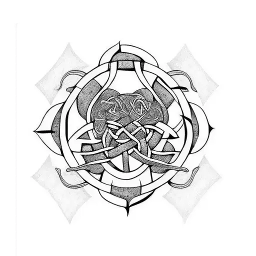 Celtic Knot Honey Badger