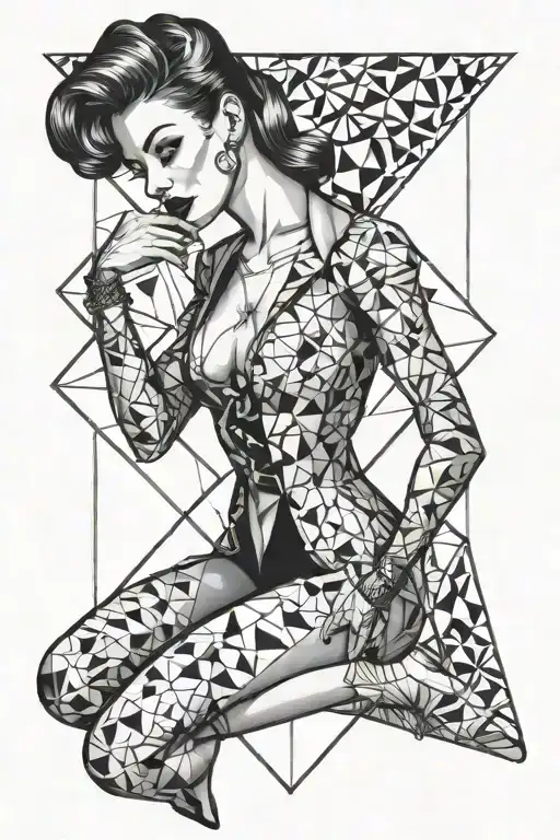 Pinup Girl Creepy