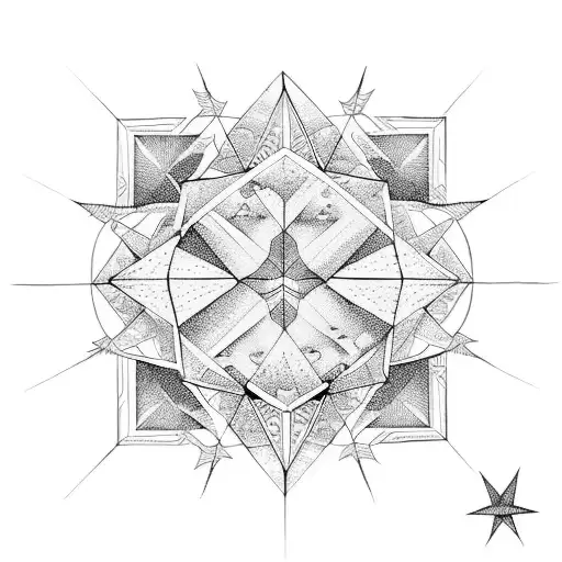 Pyramids Stars Moon Meditation