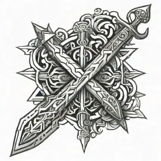 Sword Swords Crossed