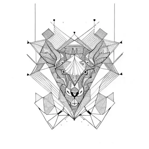 Black Abstract Lines With Blue Highlight