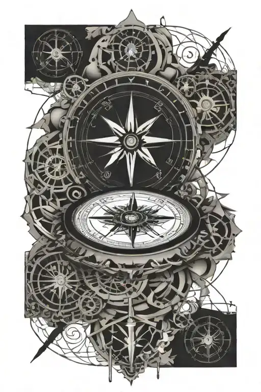 Compass And Clock