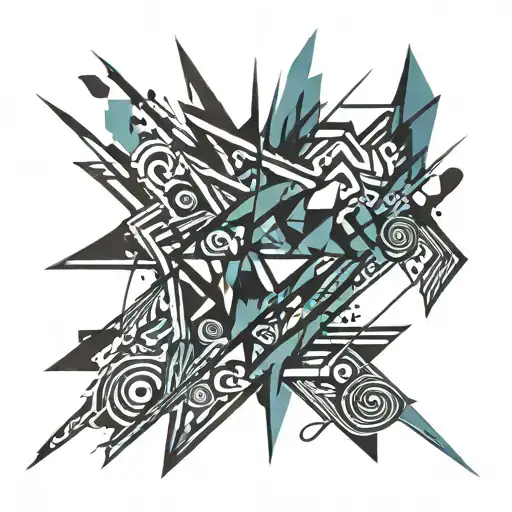 2 Abstract Grunge Brush Strokes Horizontally