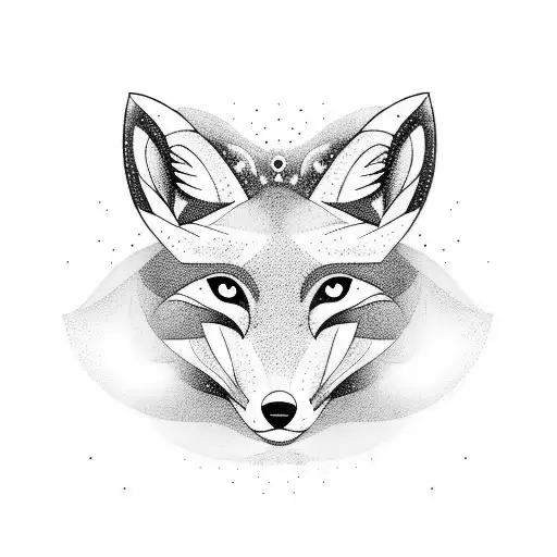 A Mystical Fox Fading Into Nothingness