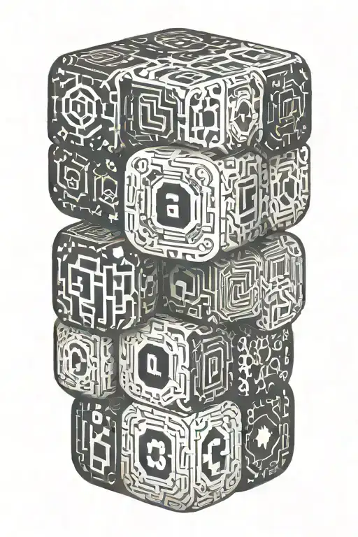 Dice With Qrcode