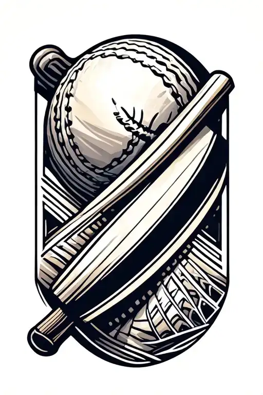 Cricket Bat And Ball