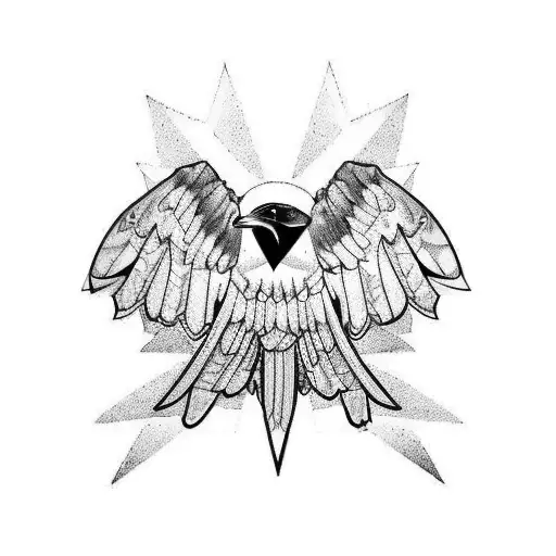 Raven With Broken Wing