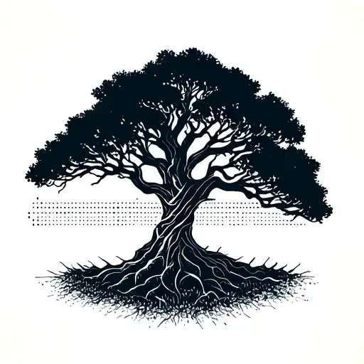 Oak Tree And Morse Code