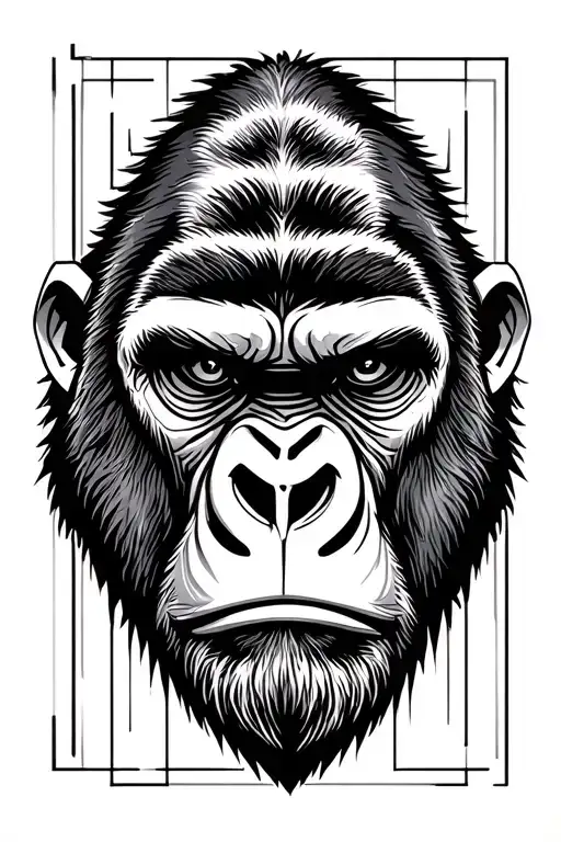 Gorilla Look Serious