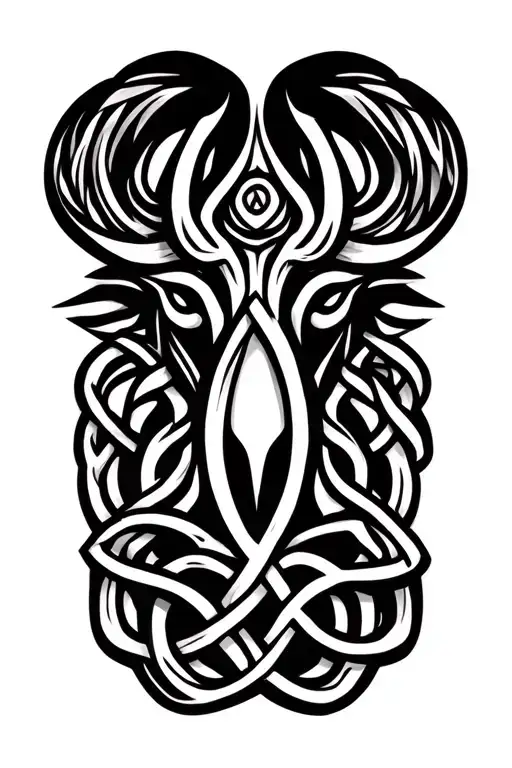 Wildlife Veterinarian Celtic Symbol Intertwined