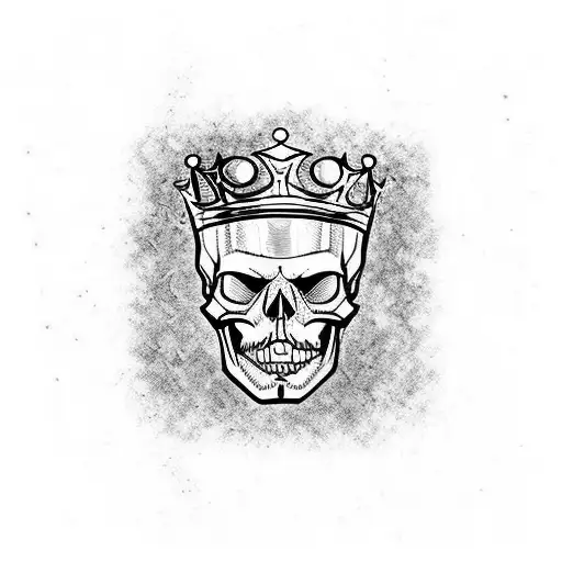 King's Crown Aries Skull