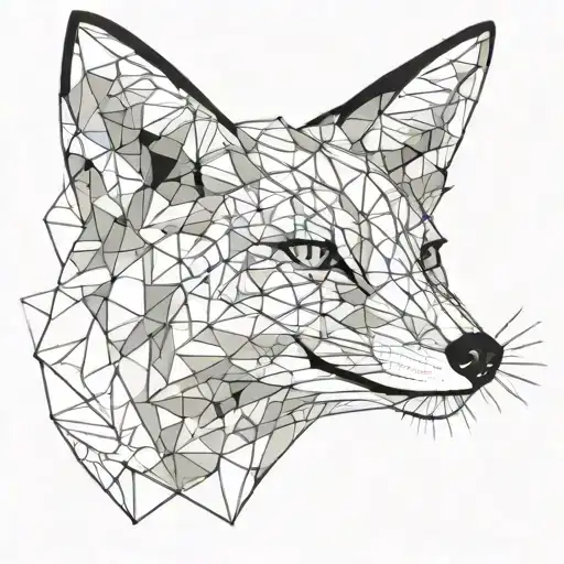 The Face Of A Smiling Fox