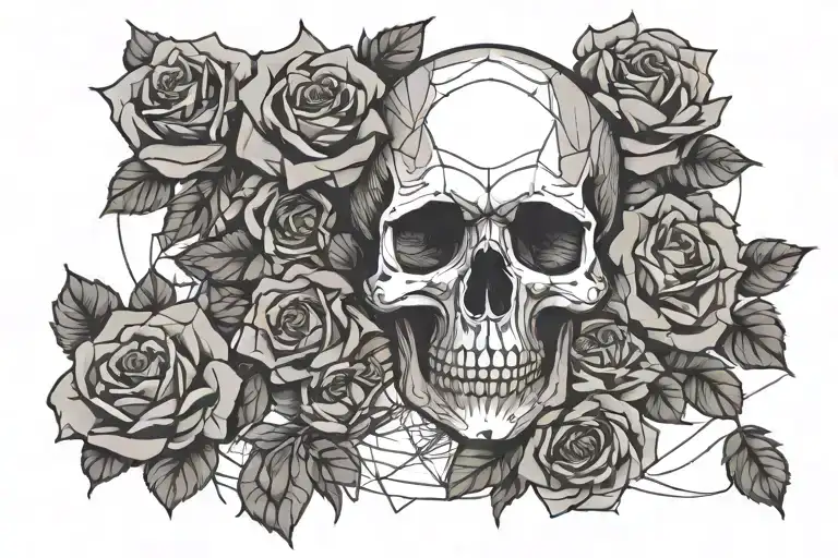 Skull And Roses
