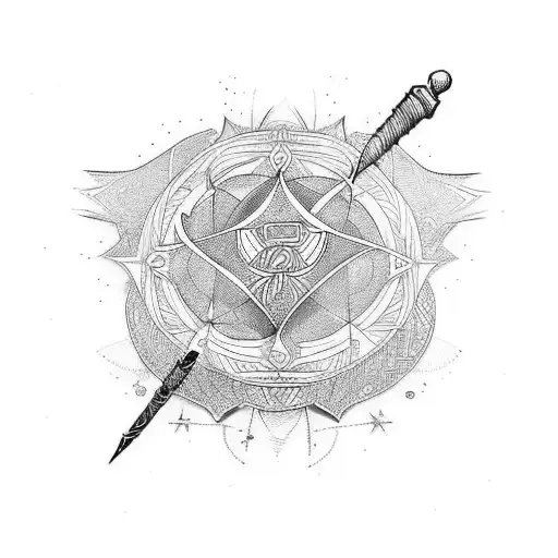 Mage Casting A Spell From A Book