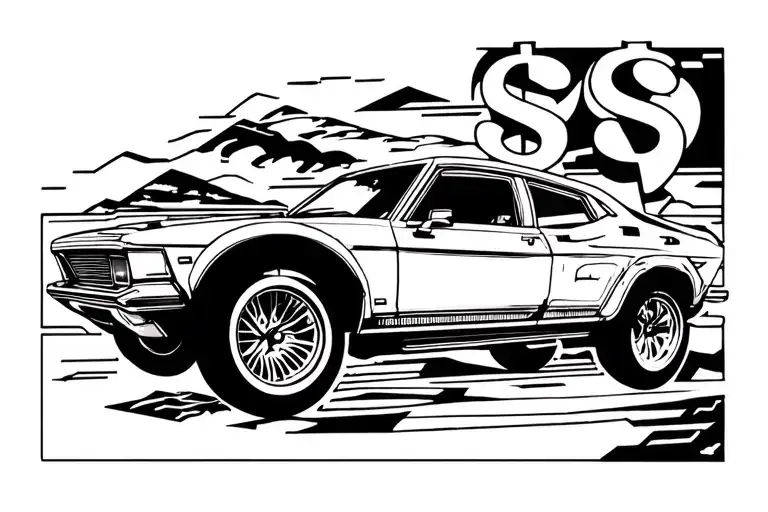 Family Sun Dollars Power Cars