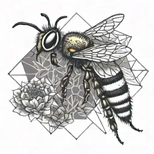 Bee Collecting Nectar