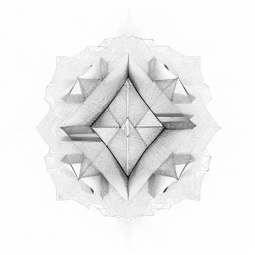 Colorful Geometrical Linework Space Theme