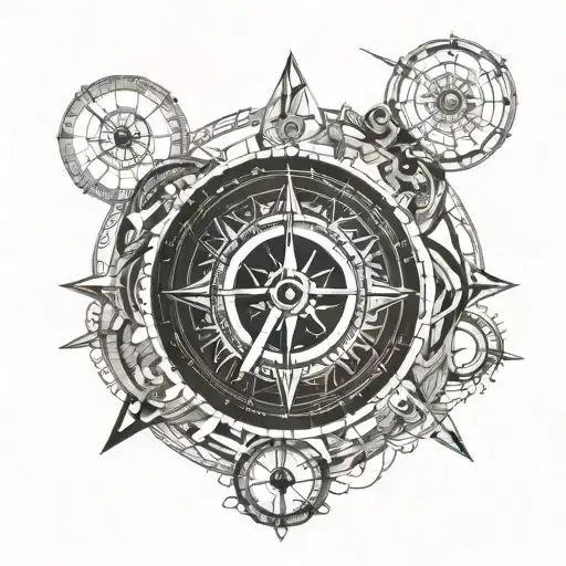 Compass And Clock