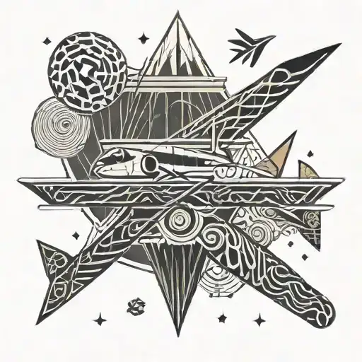 Planes And Strom Cloud Background