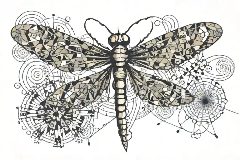 Musical Dragonfly Flying