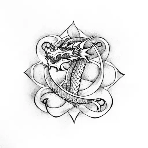 Dragon With Shamrock In His Hand